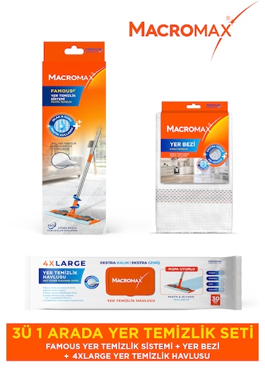3ü 1 Arada Yer Temizlik Seti
