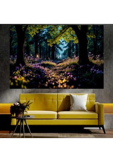 Doğa Manzaralı Sanatsal Dekoratif Duvar Tablosu