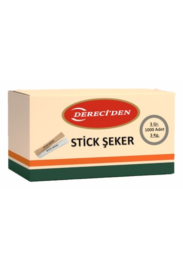 Dereci'den Stick Şeker 3 Gr. 6 Kg. Tekli