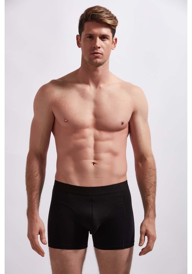 Josejuan 3'Lü Erkek Boxer Koton Likralı Yazılı Lastik 1003