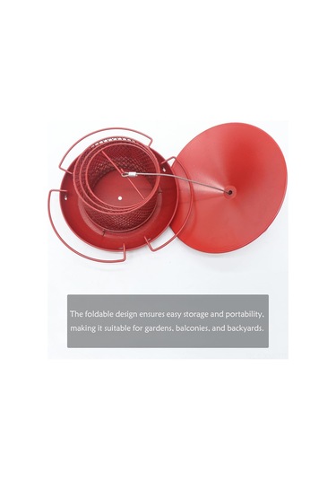 Ximistore9 Dış Mekan Kullanıma Uygun Katlanabilir Kuş Yemleme Aleti - Dayanıklı Malzeme, Kolay Temizlenir, Çoklu Kuş Türünü Çeker