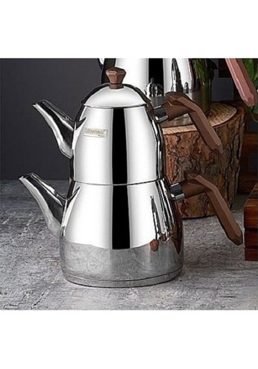 Kahramanlar Kah 1081 Elmas Mini Boy Antibakteriyel Çaydanlık Tak Gri