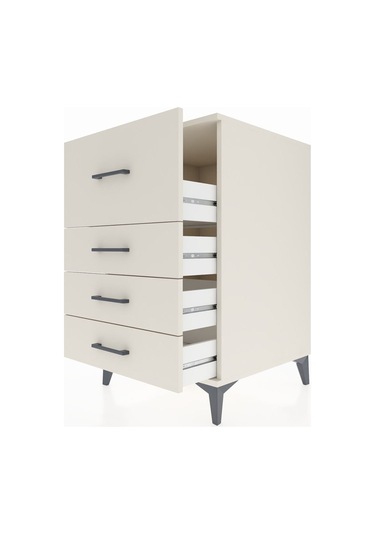 Kronos Komodin 4 Çekmeceli 60x59x96 Aytaşı-aytaşı Aytaşı