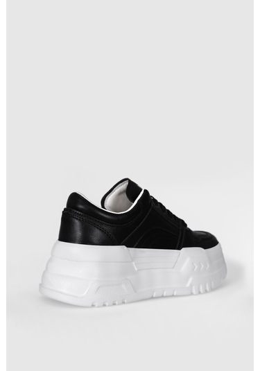 Lufian Darla Kadın Sneaker Ayakkabı Siyah Siyah 121230020100100 Siyah