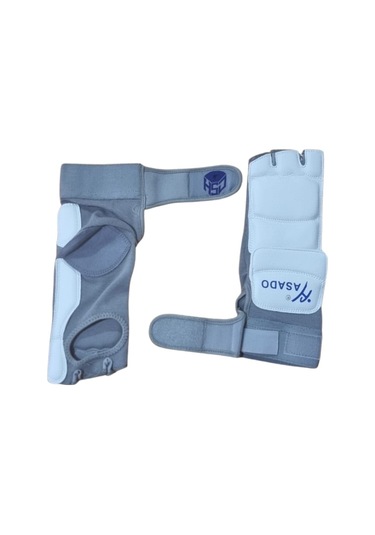 Haşado Topuk Destekli Üç Parmaklı Taekwondo Ayaküstü Koruyucu Takım Beyaz