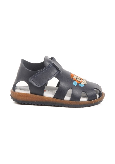 Lacivert Cırtlı Hafif Unisex Çocuk Sandalet 17373 B Lacivert