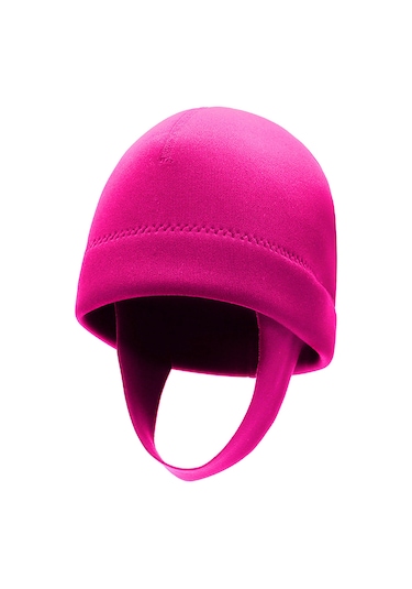 Moveevo 2mm Neopren Denizcilik Şapka Kızıl M: Güneşten Koruma, Isı Sağlama, Kulak Koruması - Snorkeling, Sörf, Yüzme İçin Beyaz