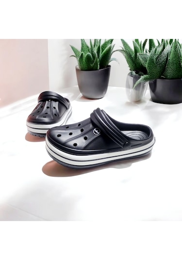Günlük Sabo Hastane,hemşire,doktor Sandalet Terlik Siyah