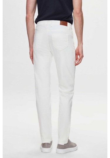 Ds Damat Slim Fit Ekru Gabardin Denim Pantolon 4hcc3t404003m Ekru