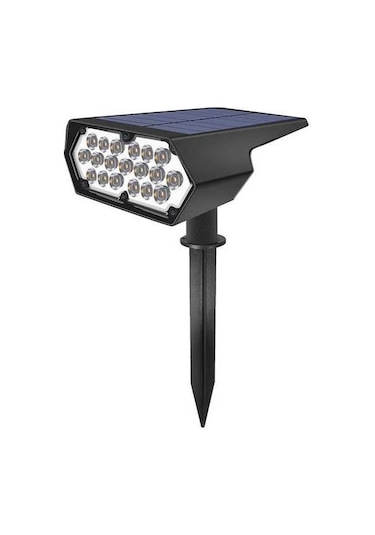 Besthome1 Güneş Enerjili Bahçe Işığı - Beyaz 19 Led - Ip65 Koruma - 8-10 Hrs Çalışma - Tekli Paket