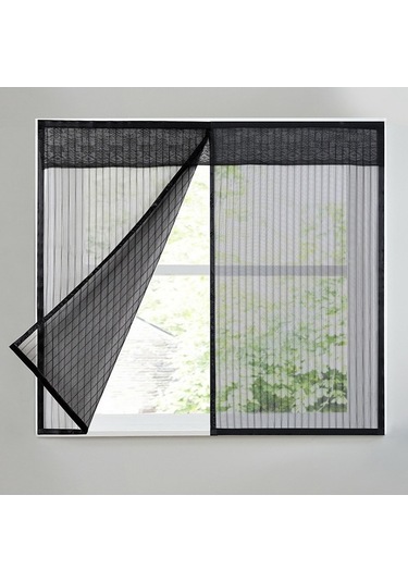 Ebitda Kendinden Yapışkanlı Pencere Sineklği 120-150cm Siyah - Ev Tipi Kullanım