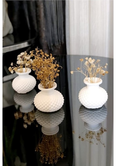 Bernami Biblo Pinterest Mini Vazo Set Çiçesiz - 3 Adet