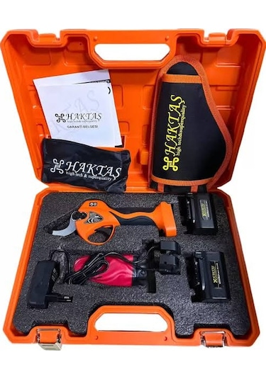 Budama Makası Haktaş 40 Mm 2xakü 4 Ah 1200 Watt Taşıma Çantalı