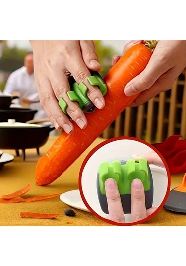 Trendooze Cloud011 Siyah Yeşil Paslanmaz Çelik Sebze Soyucu Mekan Mutfak Aksesuarı Siyah-yeşil Siyah -Yeşil