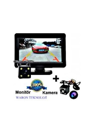 Audiomax 5 İnc Araç Monitör + Gece Görüşlü Geri Vites Kamera