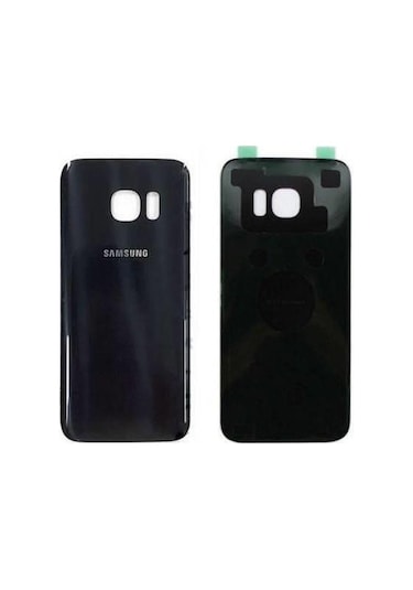 Samsung Uyumlu Galaxy S7 Edge G935 Arka Kapak Pil Batarya Kapağı SİYAH