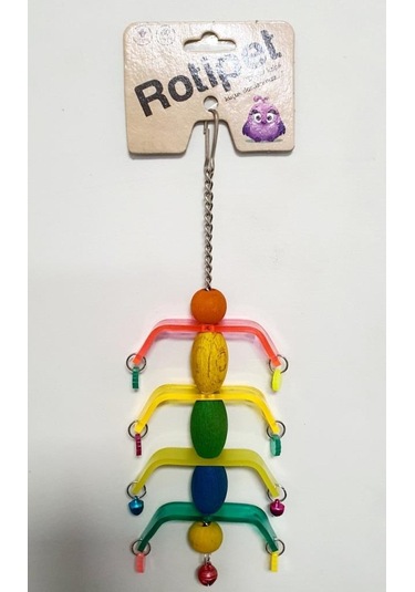 Rotipet Kuş Oyuncağı Akrilik Çubuklu Sarkaç