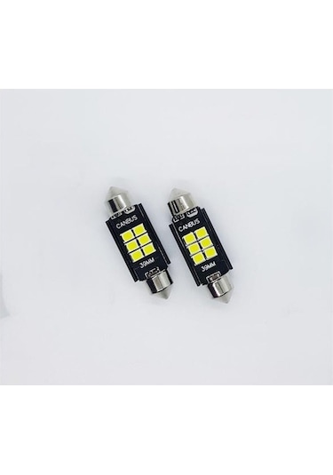 Femex Platinum 39mm Sofit 6 Smd 3030 Chip Led Ampul Aktif Canbus