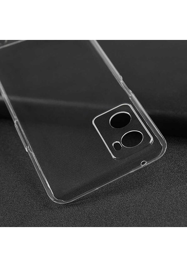 Khayra A76 Kılıf Süper Silikon Kapak - Renksiz Renksiz