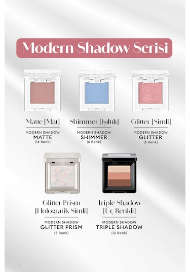 Uzun Süre Kalıcı Kolay Uygulanan Işıltılı Tekli Far Modern Shadow Shimmer 202 Pinky Sunray 202