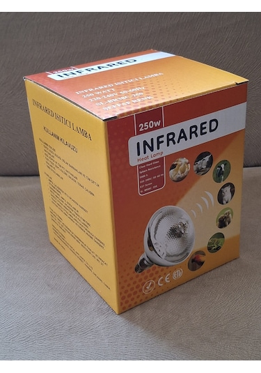 Tnyvet İnfrared Isıtıc Lamba 250 Watt Beyaz