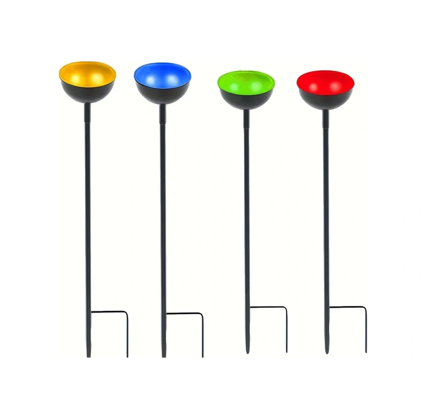 Gateesat 4 Renkli 5 Katlı Metal Bahçe Kelebek Ve Arı Besleyici Dayanıklı Dış Mekan