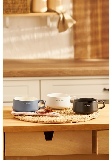 Emsan Night New Bone Kupa 320 Ml Siyah