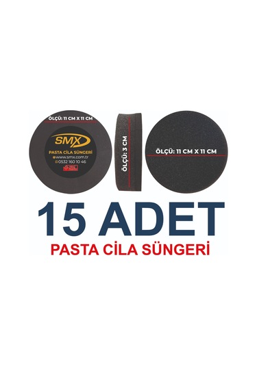 Pasta Cila Süngeri 15 Adet