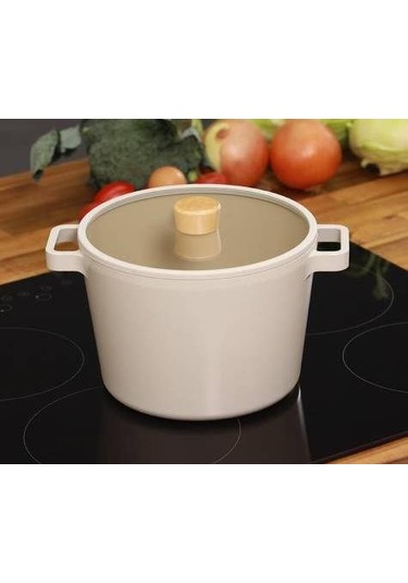 Neoflam Fika 22 CM 4.7 L Döküm İndiksiyonlu Derin Tencere D-Neof2