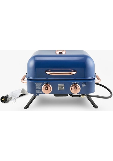 Kenmore Masa Üstü Gazlı Barbekü Mavi Mavi