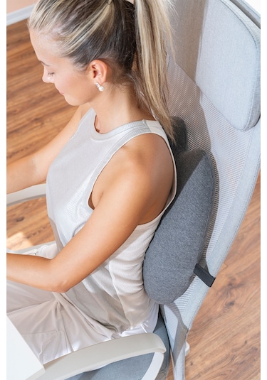 Ortopedik Visco Lüx Bel Yastığı Ofis Araba Koltuk Yastığı Bel Destek Minderi 39x39x11 Cm