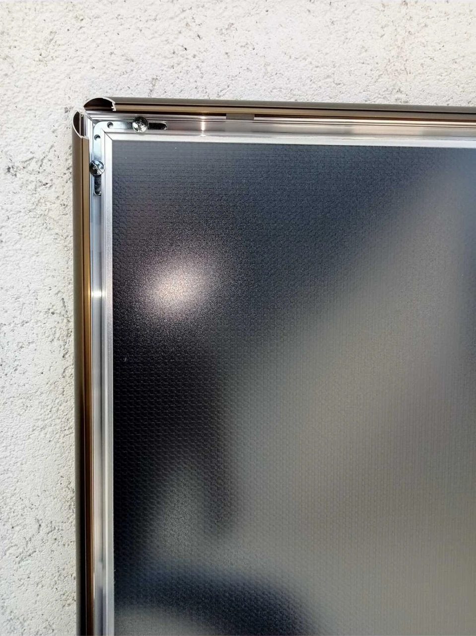 B2 50x70 Cm Bronz Gönye Köşe Alüminyum Aç Kapa Çerçeve -bronz