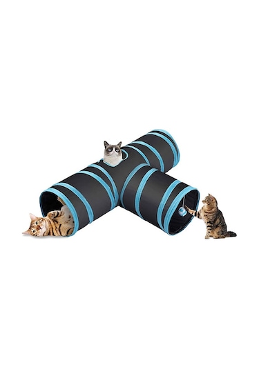 Pawise 3 Girişli Kedi Tüneli N708