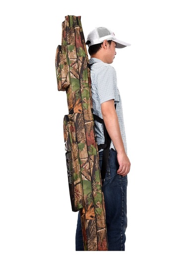 Lixada Balıkçılık Çanta Çift Katmanlı Büyük Kapasiteli Sarı