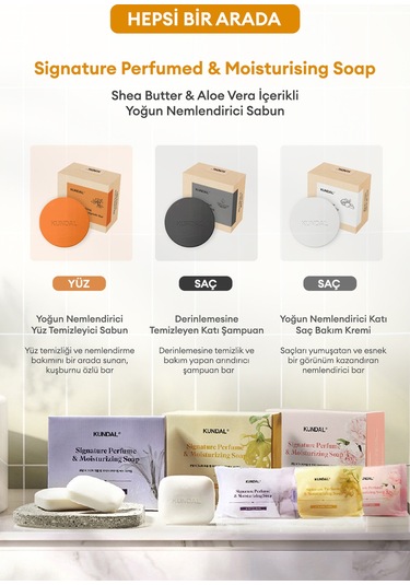 Yoğun Nemlendirici Sabun Kundal Signature Perfume & Moisturizing Soap Ylang Ylang 100gr