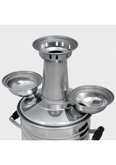 Sözenler 6 L Krom Odunlu Kömürlü Semaver