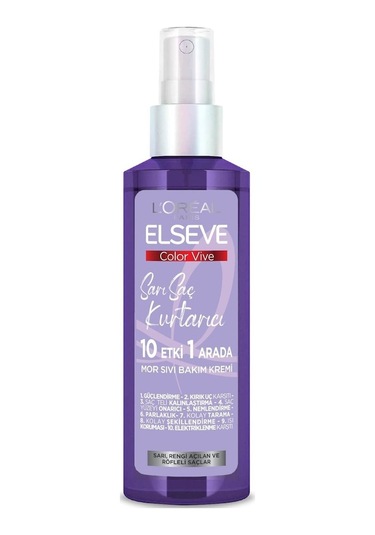 Elseve Sarı Saç Kurtarıcı Mor Sıvı Bakım Kremi (543560531)