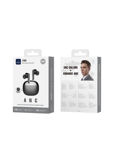 Wiwu T33 Pro ANC ENC Bluetooth 5.4 Kulak İçi Kulaklık
