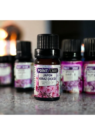 Point Care Japon Kiraz Çiçeği Kokulu Mum Esansı 10ml ,soya Wax