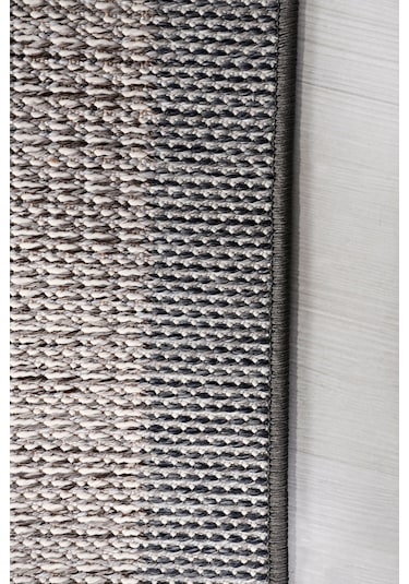 Dekozer Sisaletta Jüt Görünümlü Sisal Dokuma Modern Kilim Tozumaz, Robot Süpürge Uyumlu Gri