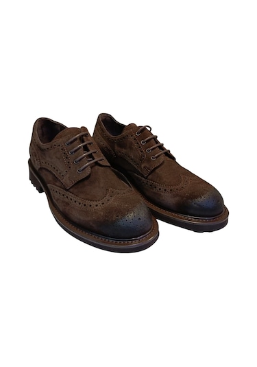 Lufian Danı Erkek Casual Süet Ayakkabı Kahve Siyah