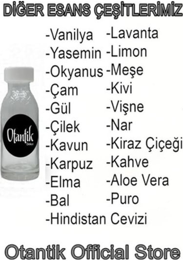 Vanilya Kokusu Mum Esansı, Yağ Bazlı Mum Esansı