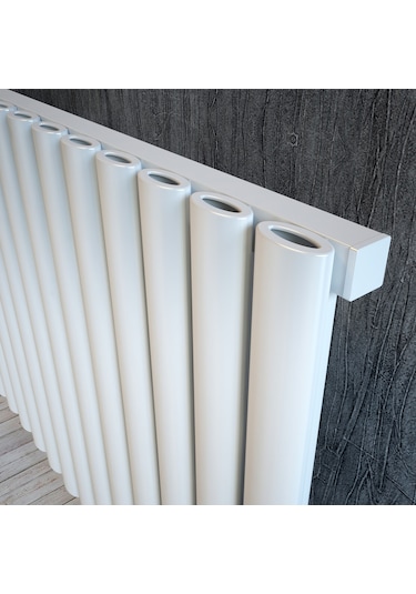 Bella Serisi Antrasit Alüminyum Radyatör Yükseklik 1000 Mm Genişlik 522 Mm 9 Dilim