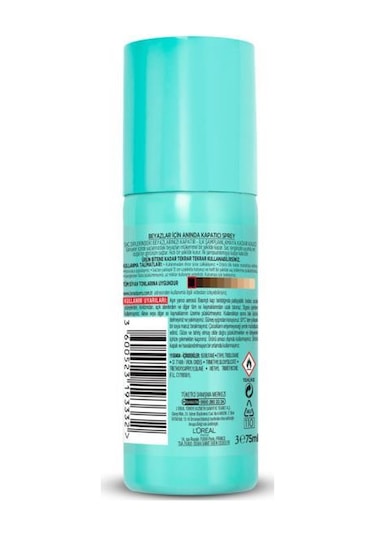 L'Oréal Paris Magıc Retouch Beyaz Dipleri Kapatıcı Sprey - Sıyah