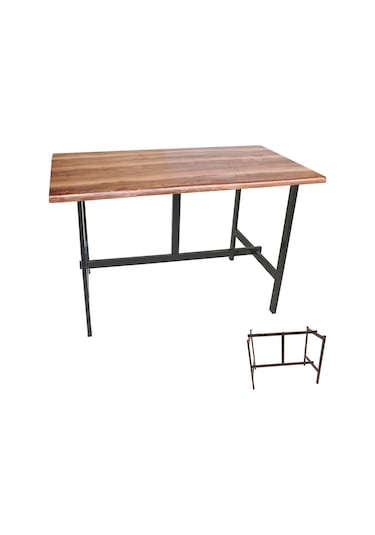 Bey Mobilya 535124814 Capella Werzalit Mutfak Masası 80 x 120 Esb - Siyah