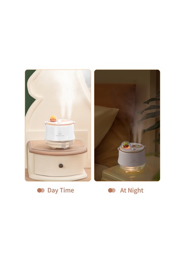 Suofeng Ev Odası İçin Çift Fönlü Nemlendirici, 3 Fön Modu, Islak Cilt İçin, Sessiz Çalışma, Taşınabilir, Akıllı Ev Aleti