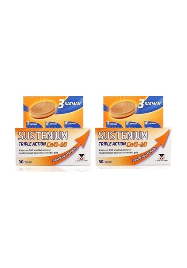 Sustenium Koenzim Q10 Triple Action 2 Adet
