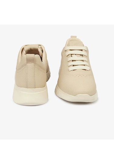 Greyder 33940 Kadın Ekru Hakiki Deri Sneaker Ayakkabı -743 Ekru