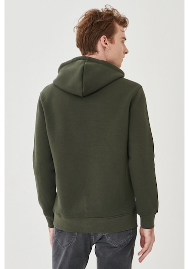 Lee Kapüşonlu Regular Fit Zeytin Erkek Sweatshirt L212021308 Zeytin