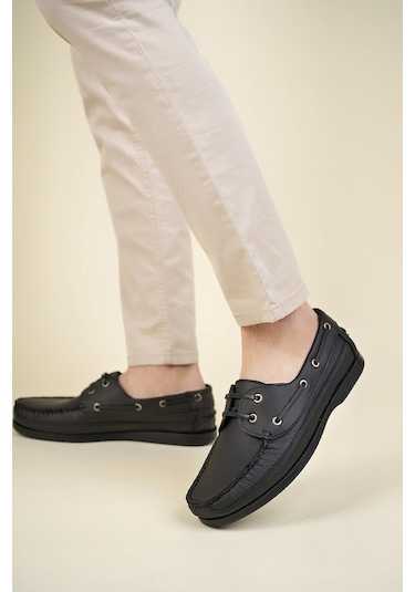 Muggo Miller Garantili Hakiki Deri Erkek Günlük Klasik Casual Ayakkabı Siyah Muggo Miller Garantili Hakiki Deri Erkek Günlük Klasik Casual Ayakkabı Siyah